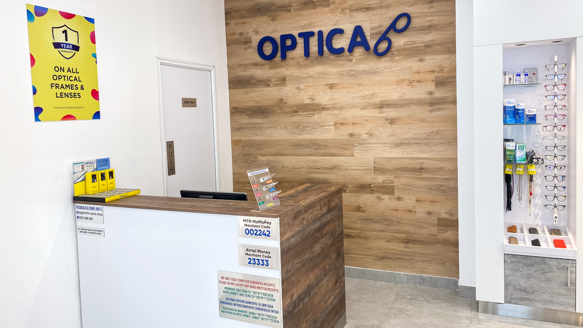 Opticians & Glasses at Optica Kigali City Mall (UTC)